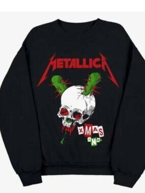 Metallica Christmas Crewneck Size Medium